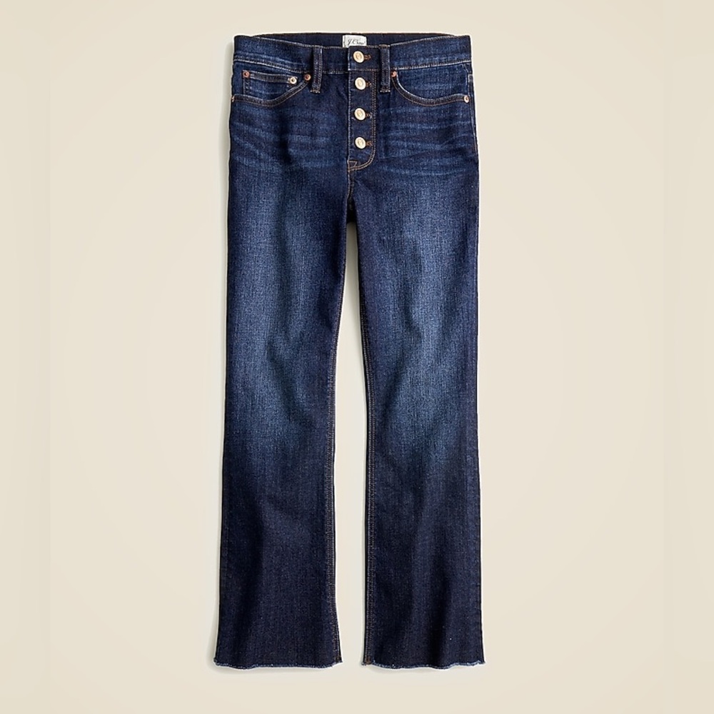 J. Crew Dark Blue Boot Cut Jeans